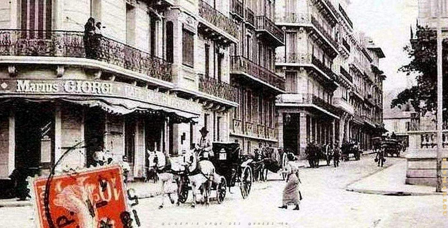 2377- Oran - Rue El- Moungar - Vue du Lycee2.jpg